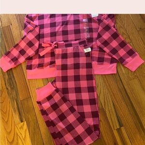 Pink Plaid Pajamas